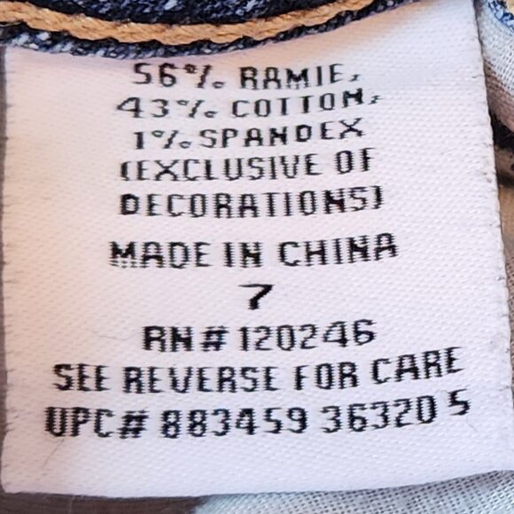 BONGO - Womens/Junior Distressed Shorts Denim Size 7 - Picture 7 of 7